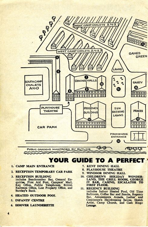 Bognor Map from 1967