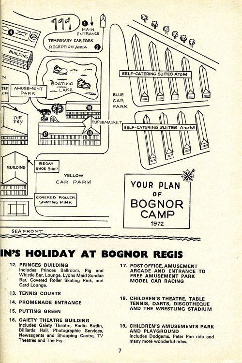 Bognor Map from 1972