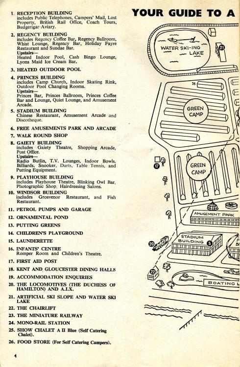 Minehead Map from 1968