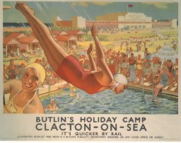 Clacton Railway poster