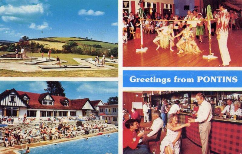 Pontins Torbay Chalet Hotel Postcard