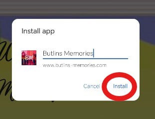 Butlins Memorabilia Website on Andriod