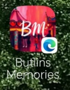 Butlins Memories Website on Android