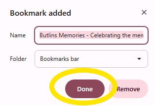 Butlins Memories Website