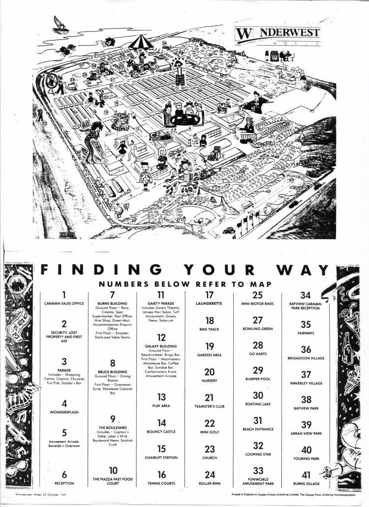 Ayr map from the 1990's