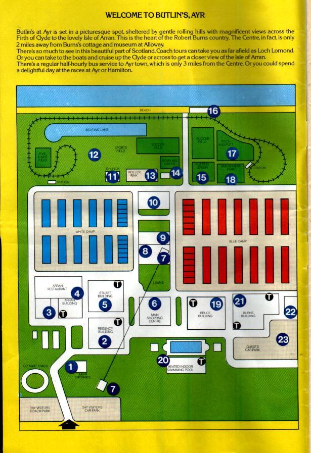 Ayr map from the late 70's/early 80's