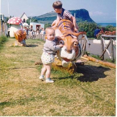 Calum and Danny on the Tiger