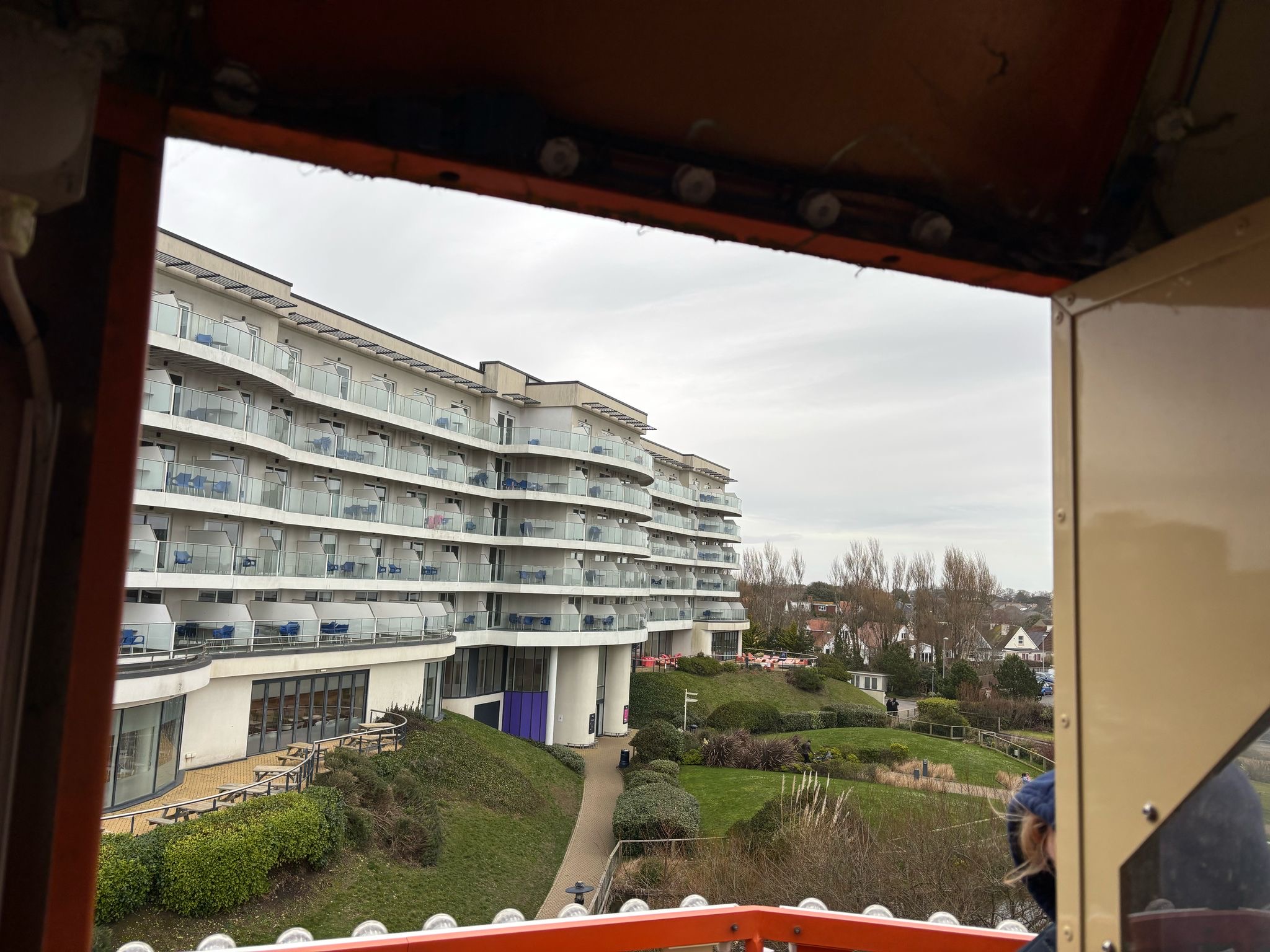 Ocean Hotel from top of Helter Skelter