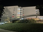 View of Ocean Hotel at night