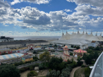 View of funfair from Ocean Hotel