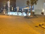 Smoking Area at Night