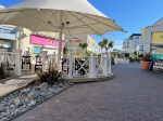 Shops and smoking area