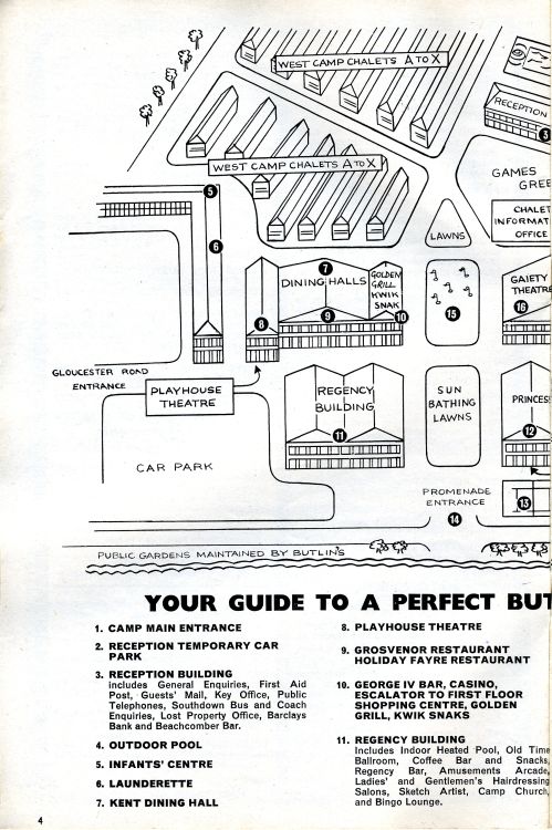 Bognor Map from 1971