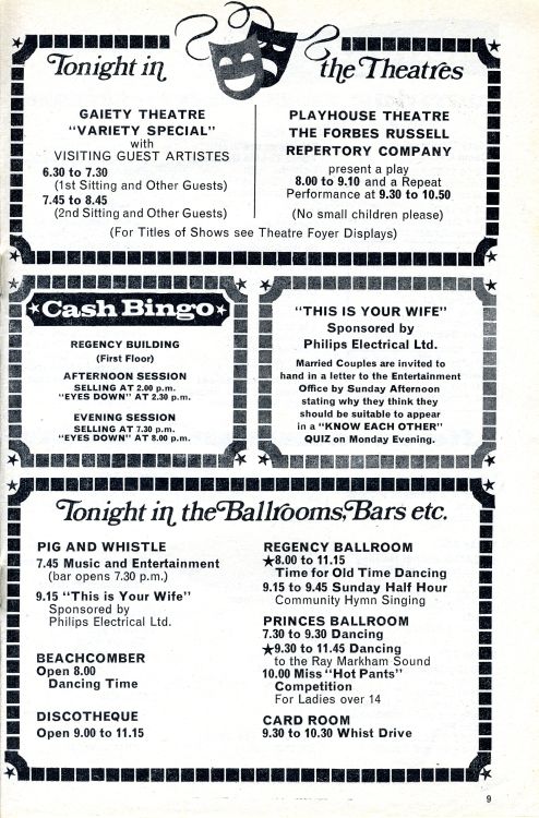 Page 9 - Sunday Entertainment - Theatres & Ballrooms