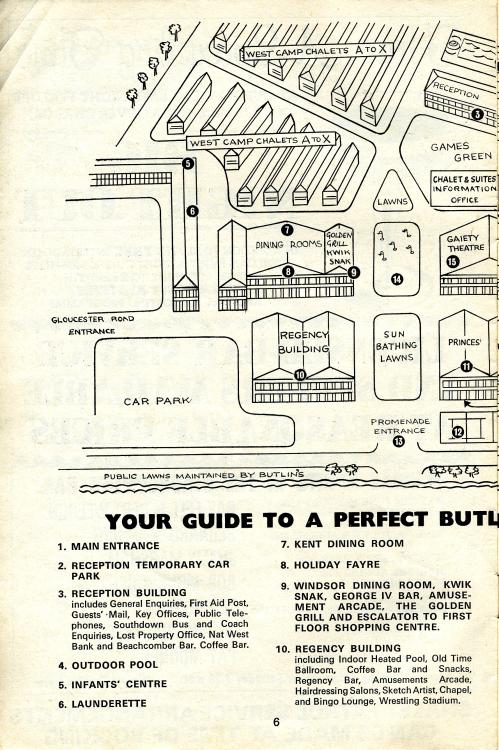 Bognor Map from 1974