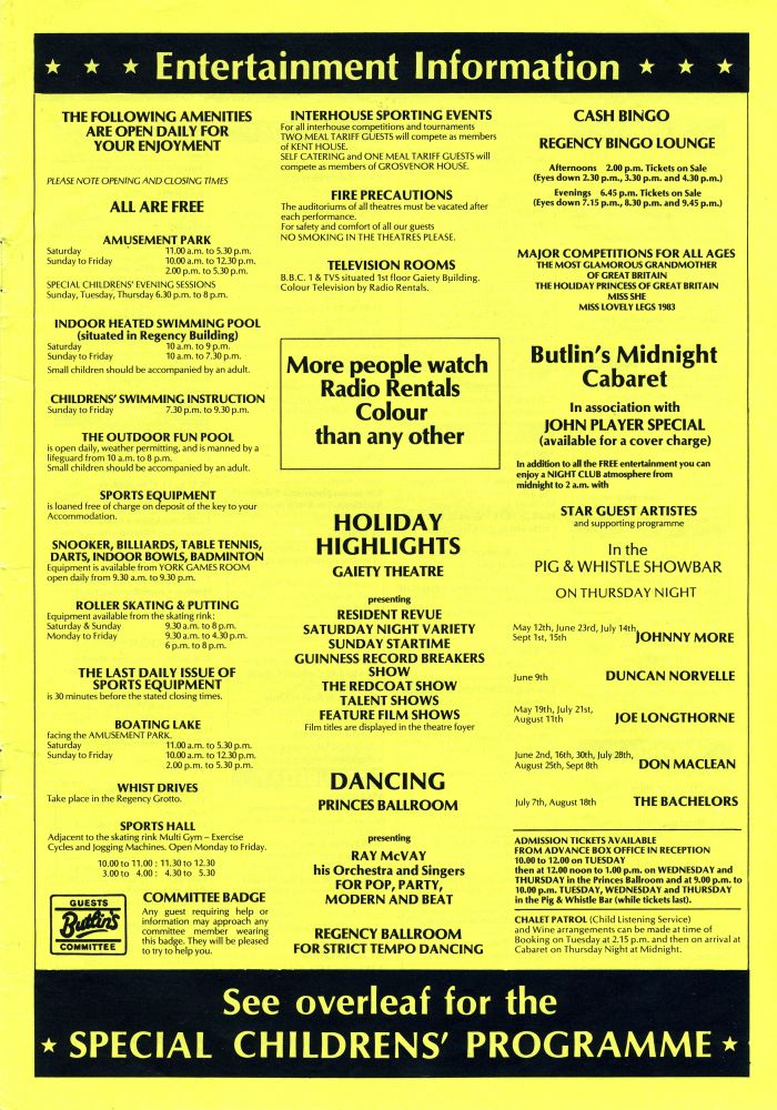 Page 11 - Entertainment Information