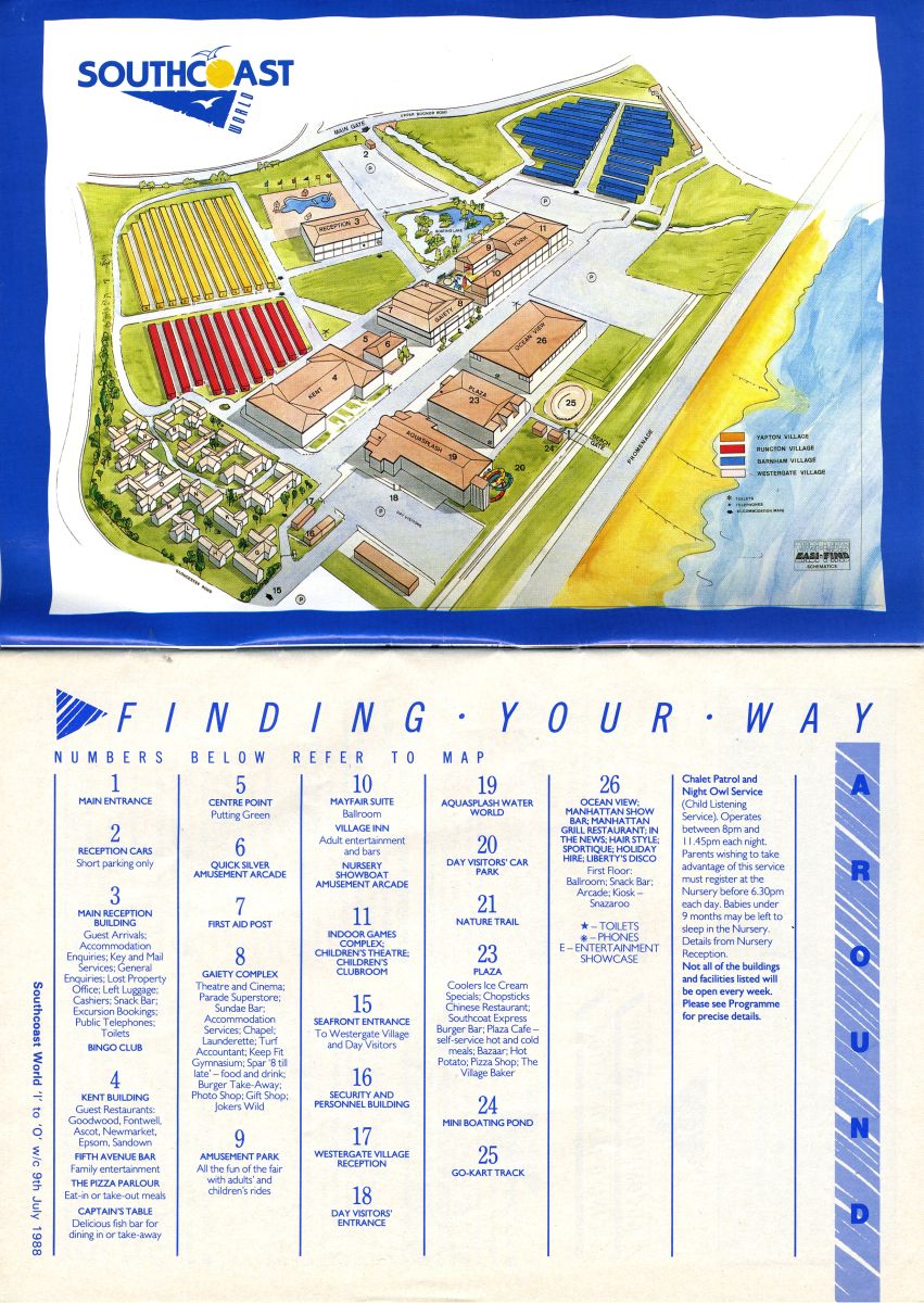 Bognor Map from 1988