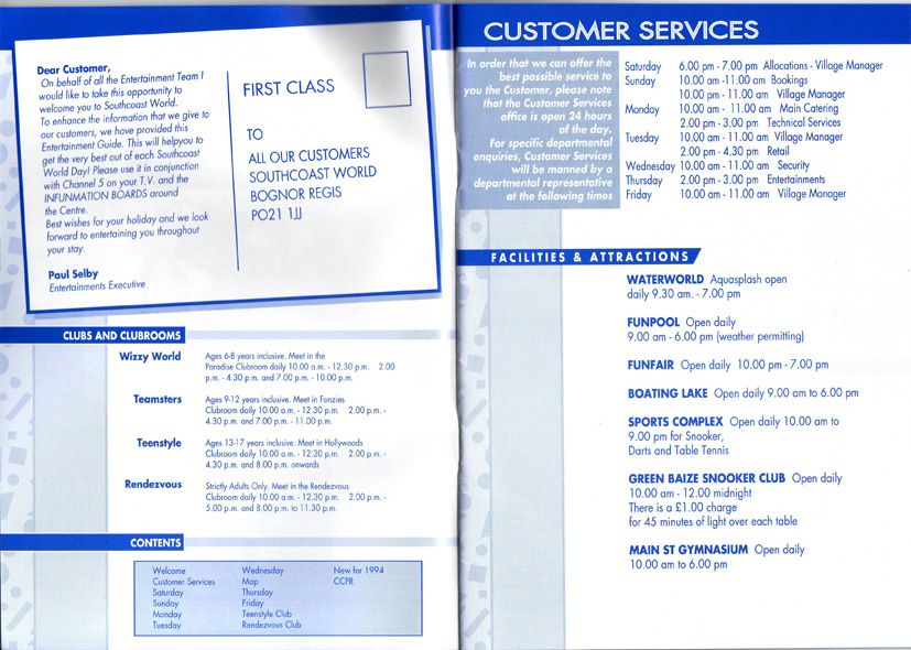 Customer Services
