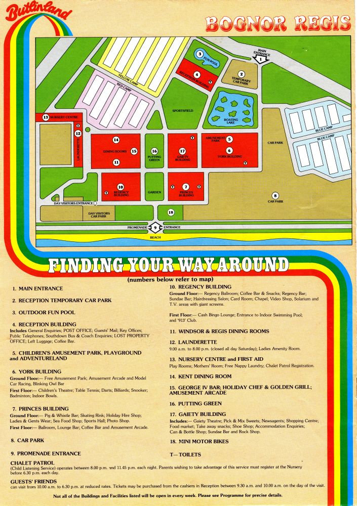 Back Cover - Resort Map