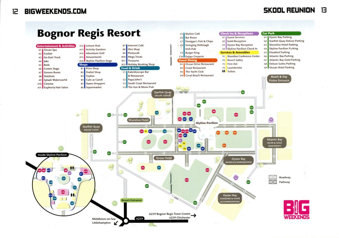 Pages 12 & 13 - Resort Map