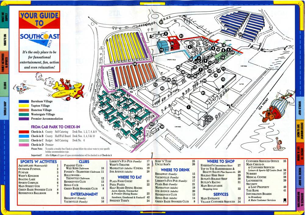 Bognor Map from 1993