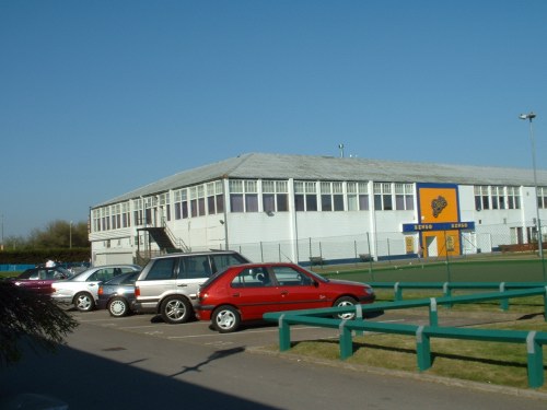 Another view of the rear of the former Reception building