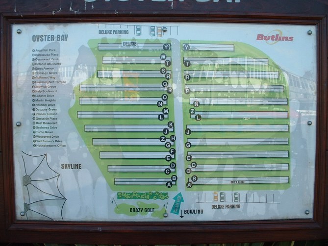 A map of the Oyster Bay apartments