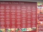 Ocean Drive Menu Board