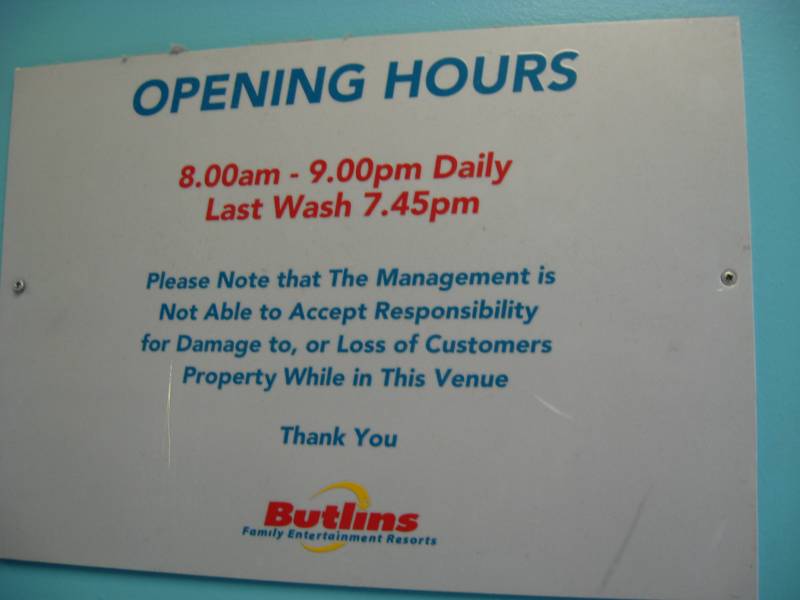 Laundrette Opening Hours