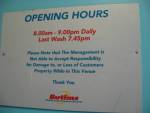 Laundrette Opening Hours