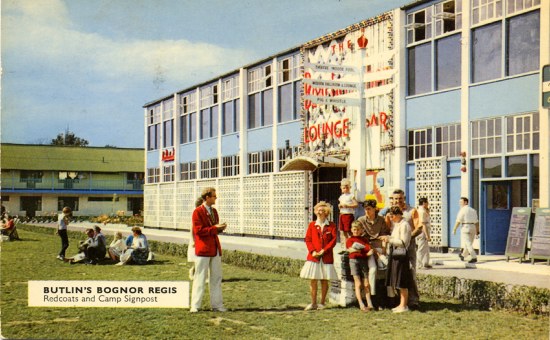 Redcoats outside the Beachcomber