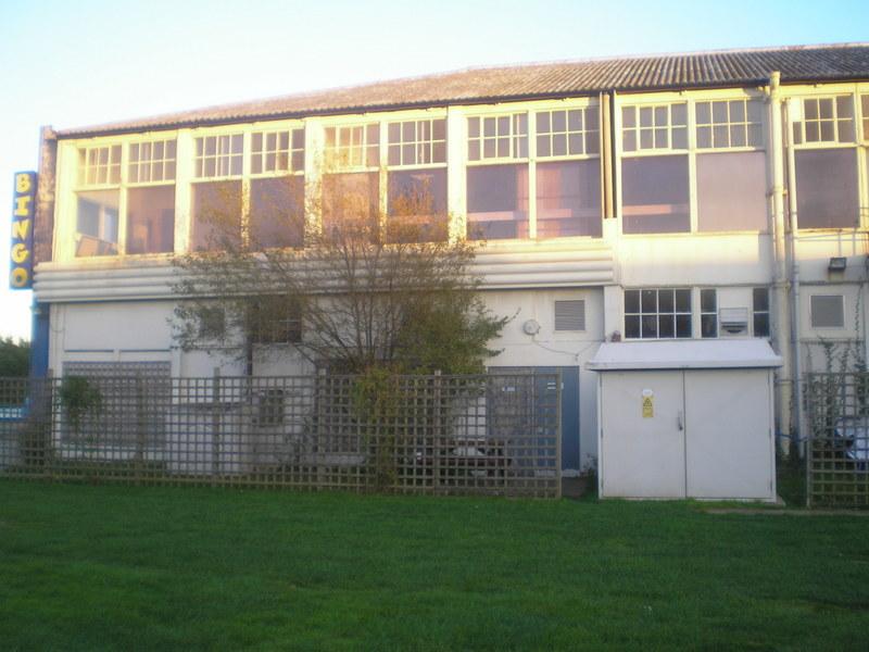 Side view of the old Reception Building