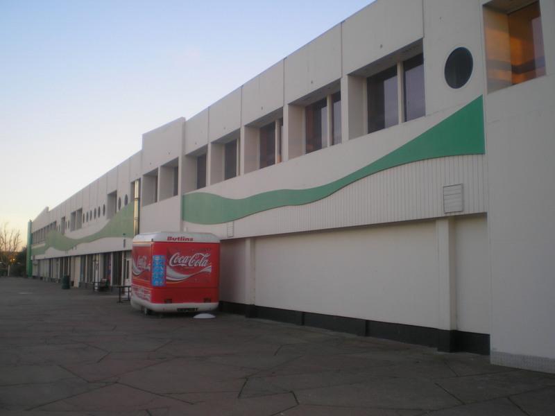 Front of the old Reception Building