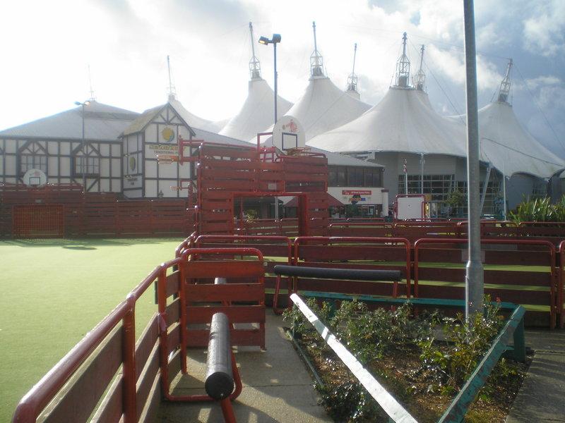 View from the Multi Sports Court looking towards the Skyline