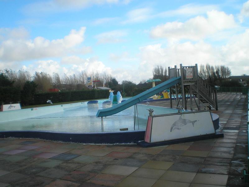 The old outdoor funpool