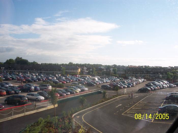 A view from the Shoreline Hotel