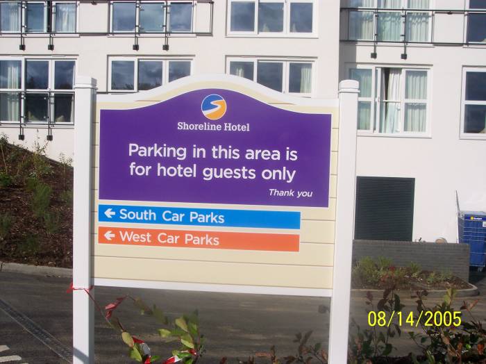 Car park sign