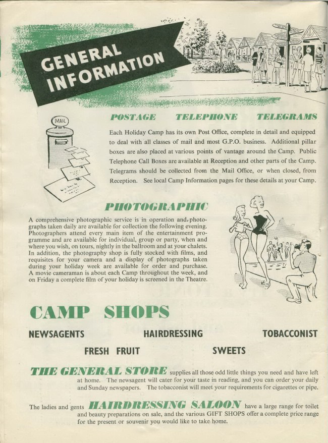 Information Leaflet from 1955  (page 2)