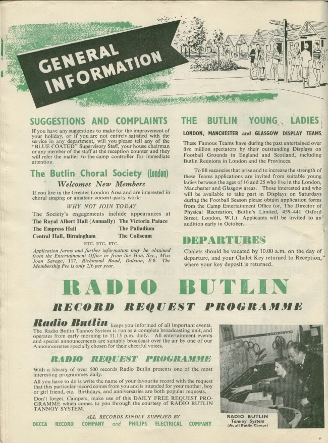 Information Leaflet from 1955  (page 3)