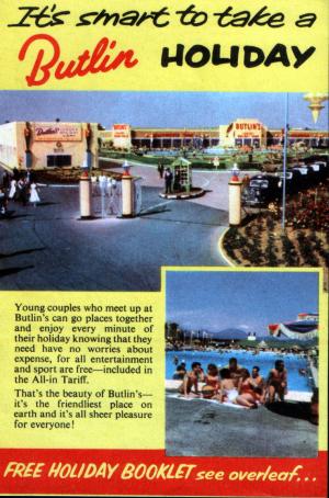 Butlins Leaflet (Front)