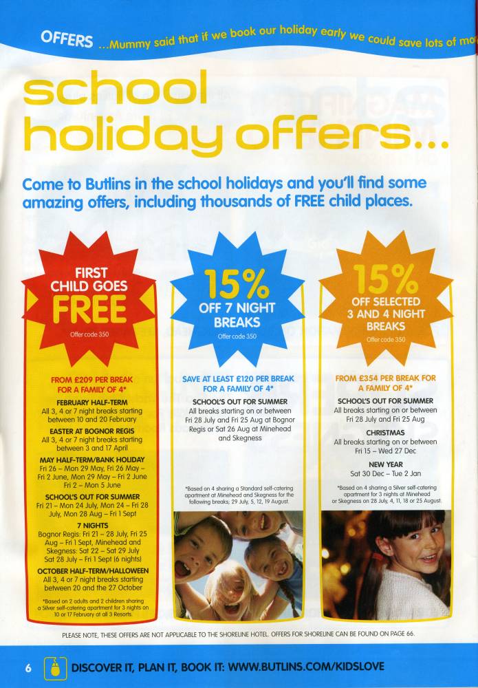 Page 6 - School holiday offers