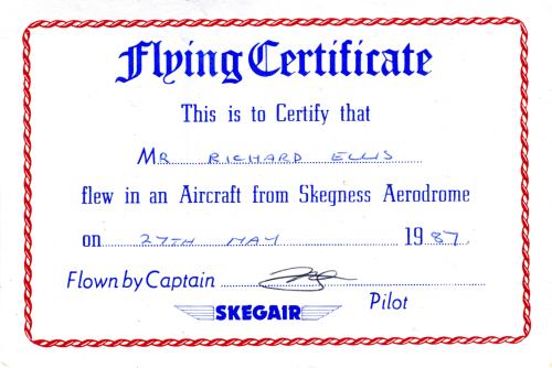 Flying Certificate