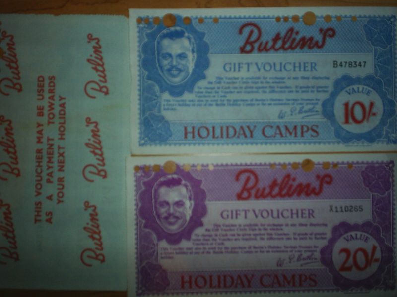 Butlins Gift Vouchers