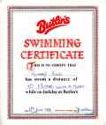 Swimming Certificate