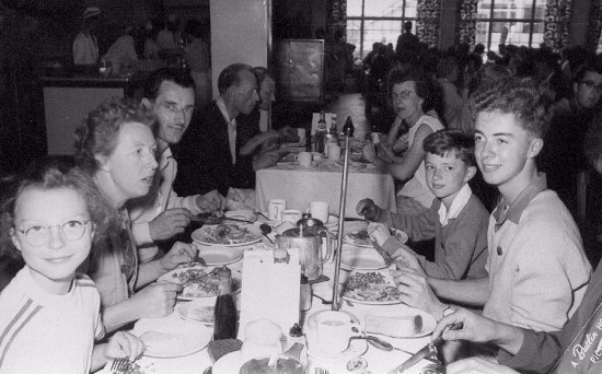 Gloucester House Dining Room 1960