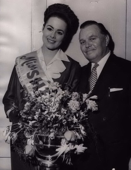 The 1964 winner Ann Sidney with Billy Butlin