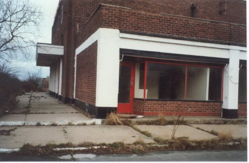 View looking across front