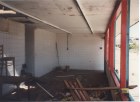 Inside end shop. The door on the left leads to the prep area