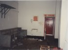 Inside the prep area. 1st door leads to small store, 2nd door to street