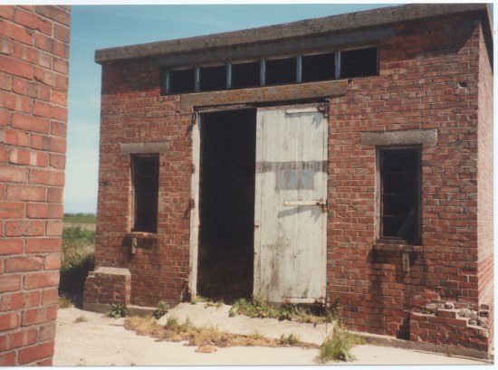 Shed used as straw store